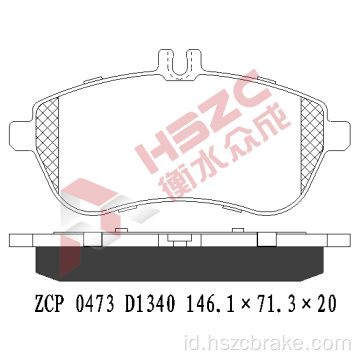 FMSI D1340 Ceramic Brake Pad untuk Mercedes-Benz